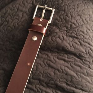 LEATHER GUN BELT